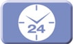 24 Hour On/Off Timer can be set simultaneously in 10-minute increment for 24-hour period