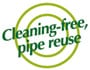 Cleaning free pipe reuse